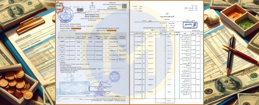 ترجمه رسمی پرینت بانکی +نکات، زمان و هزینه