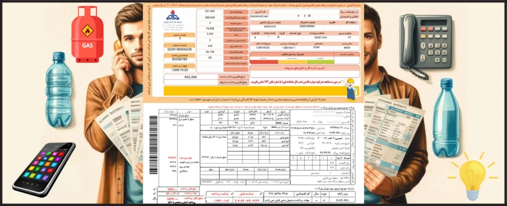 ترجمه رسمی انواع قبض خدماتی