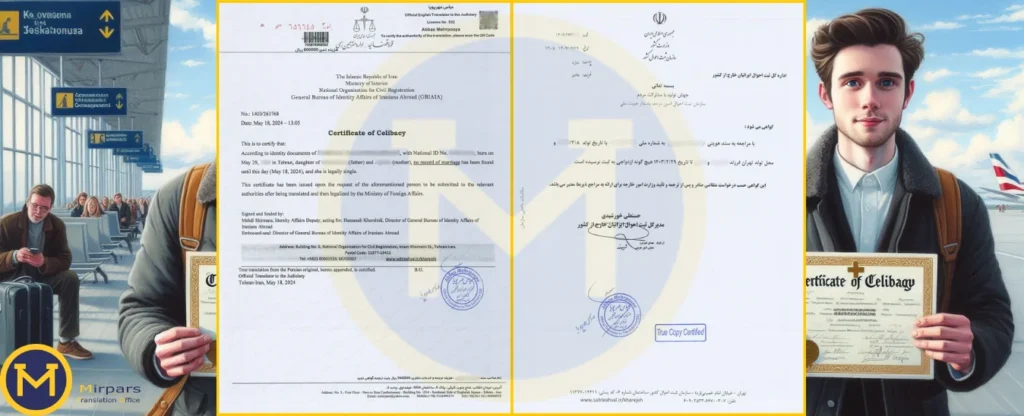 ترجمه گواهی تجرد + نکات، زمان و هزینه