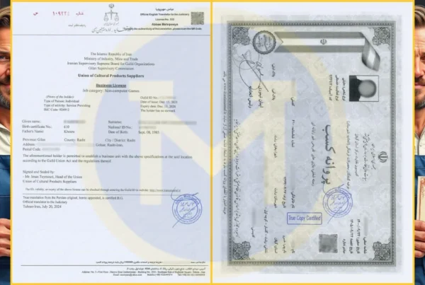 ترجمه جواز کسب + نکات، زمان و هزینه